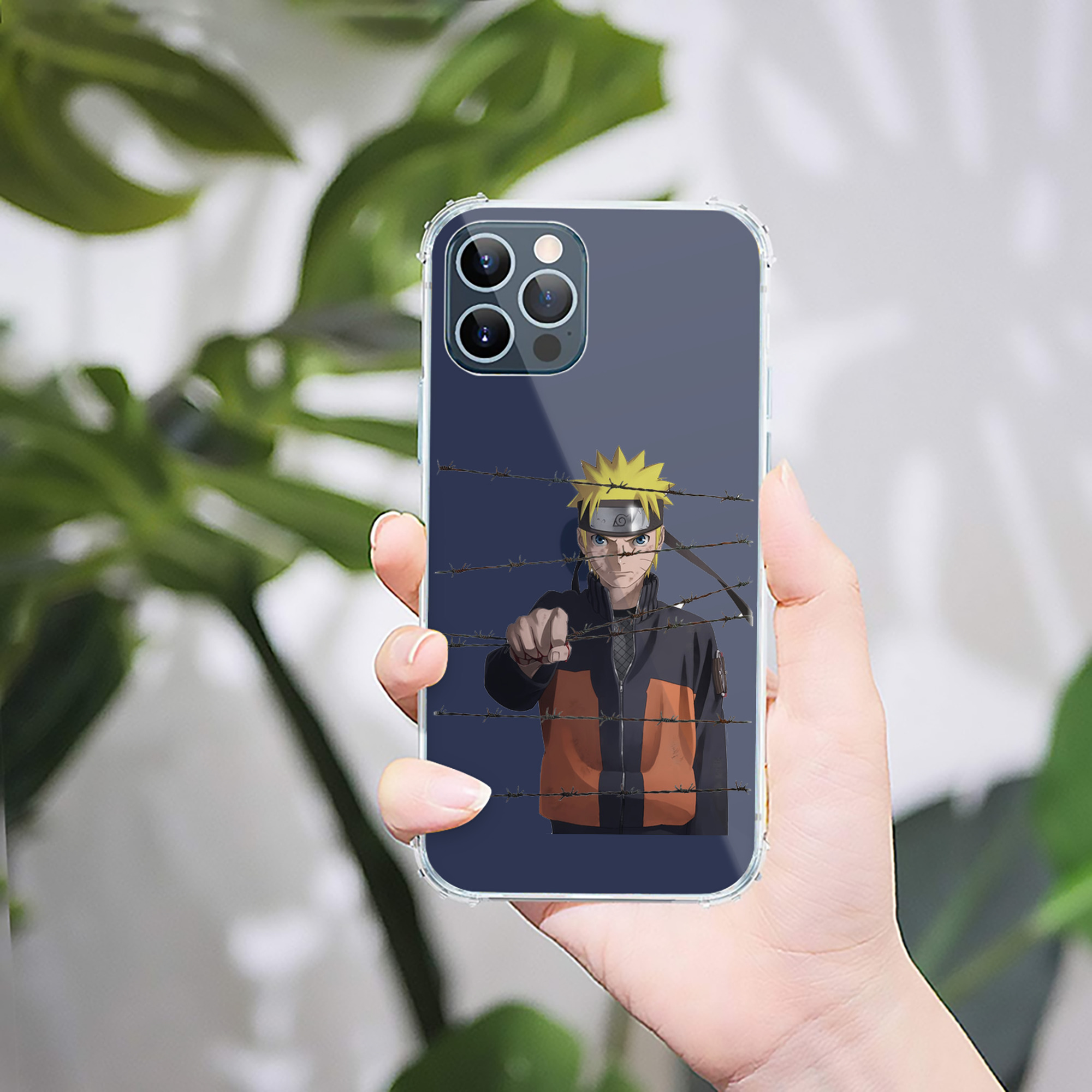 （画像用） NARUTO -ナルト- うずまき ナルト Uzumaki Naruto 【iPhone 12シリーズ対応】透明スマホケース（クリアソフトケース）